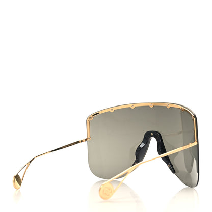 Gucci Star Studded Shield Sunglasses GG1244S Black 4 of 7