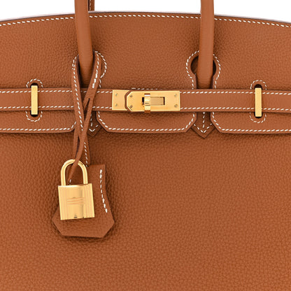 Hermes Togo Birkin 25 Gold 8 of 11
