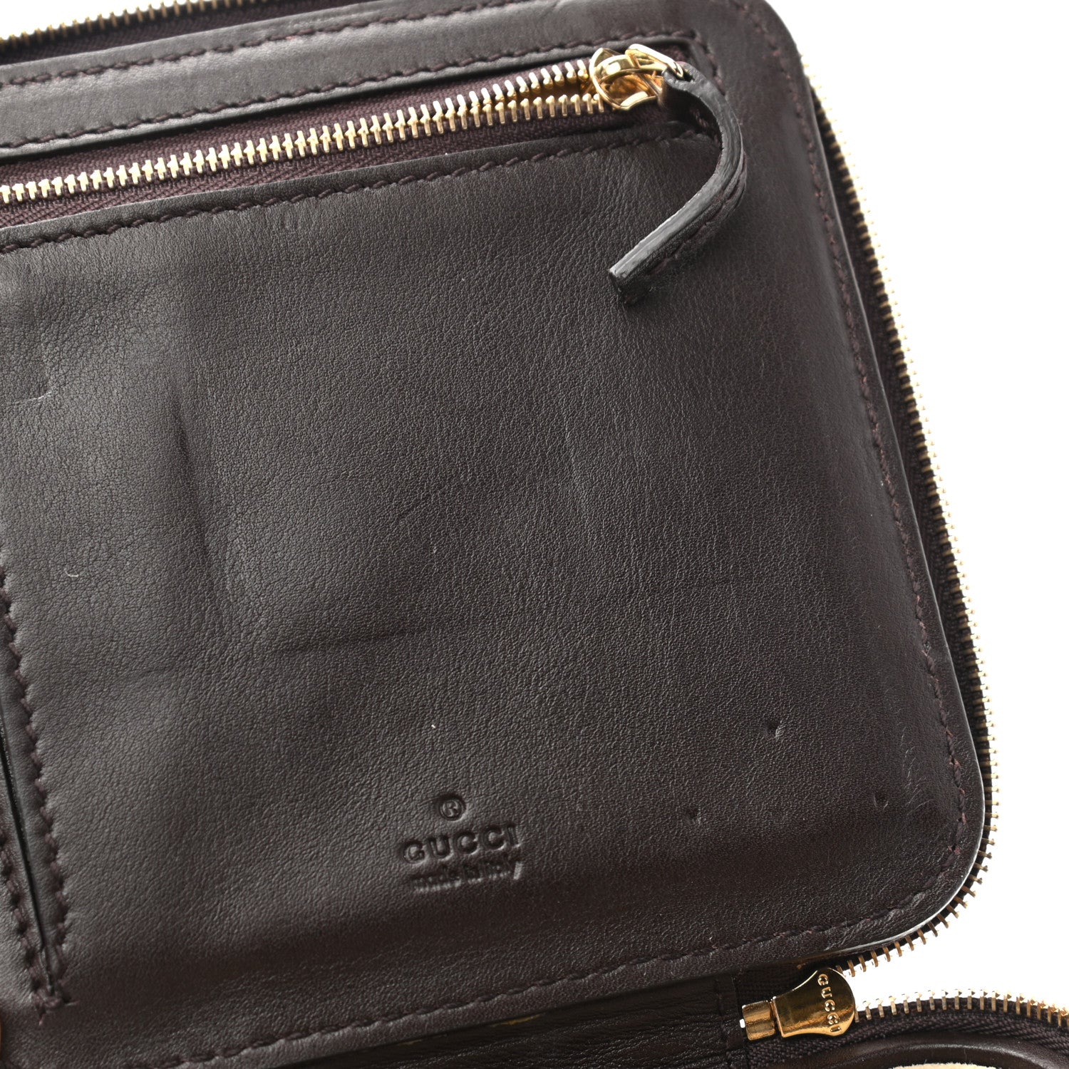 Gucci Guccissima Jewelry Case Brown 9 of 10