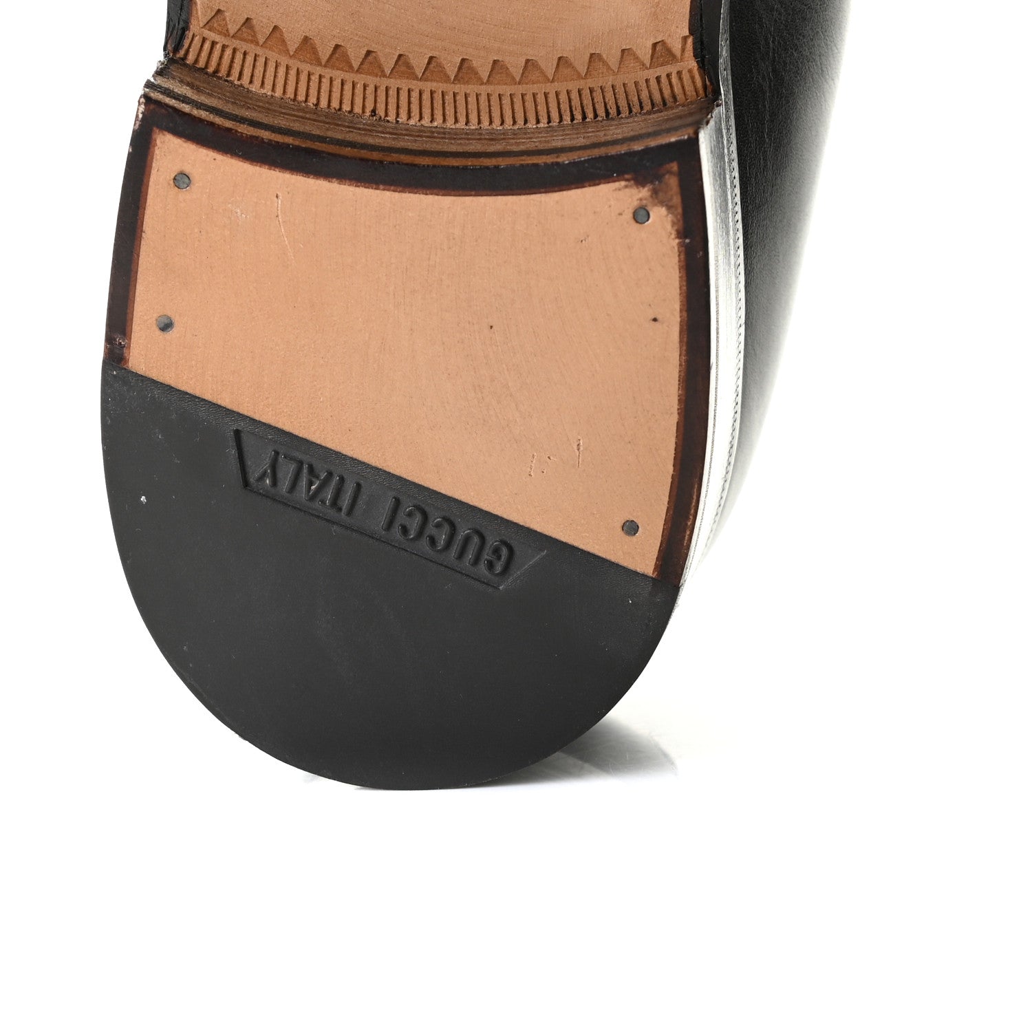 Gucci Laredo Calfskin Mens Horsebit Loafers 10.5 Dark Brown 12 of 14