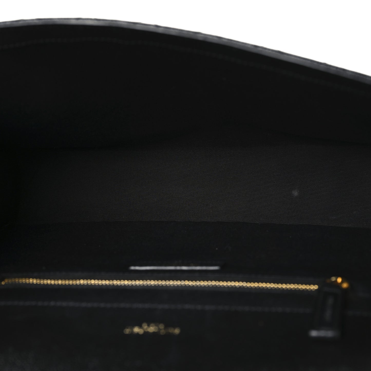 Grain De Poudre Textured Mixed Matelasse Large Triquilt Monogram Satchel Black