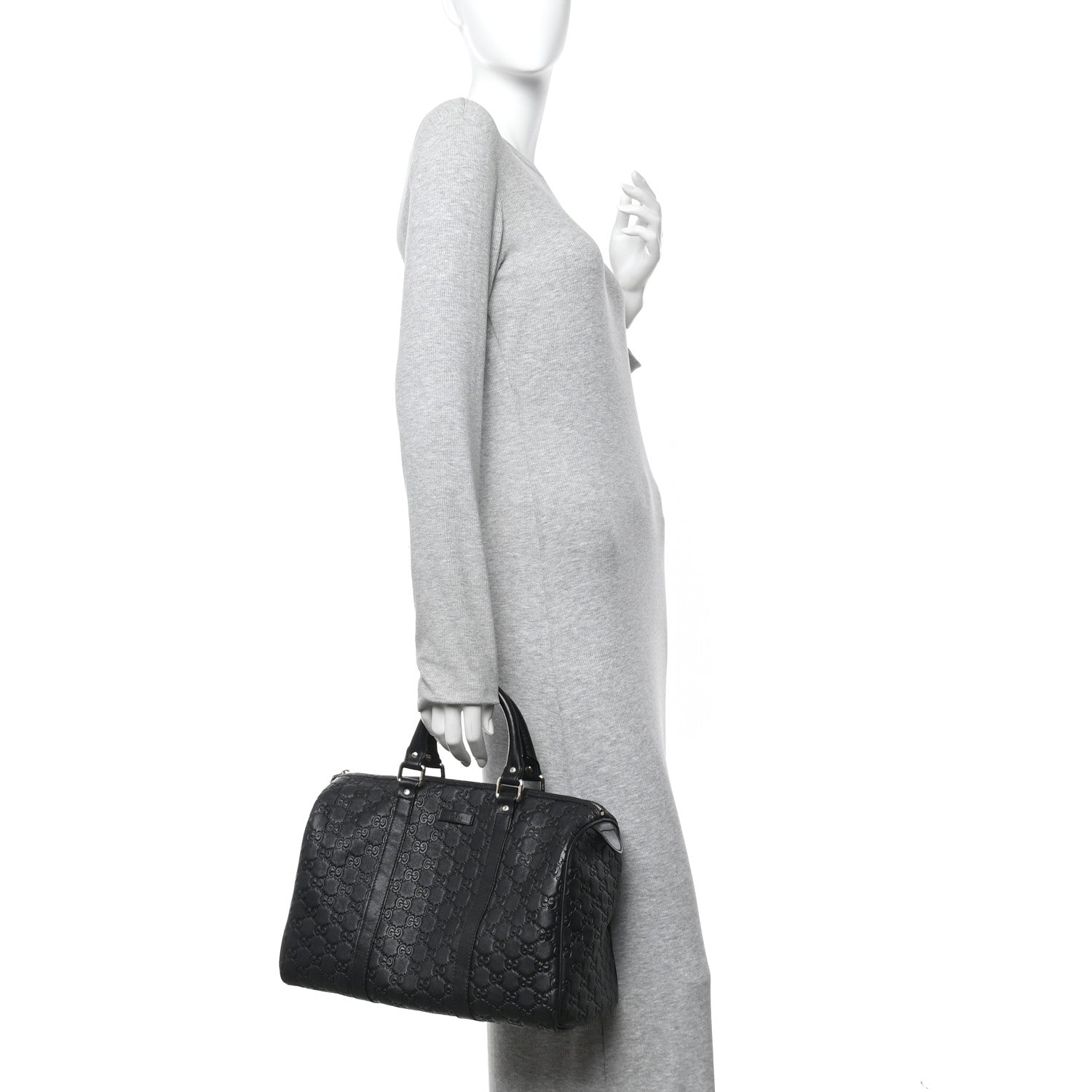 Gucci Guccissima Medium Joy Boston Black 2 of 10