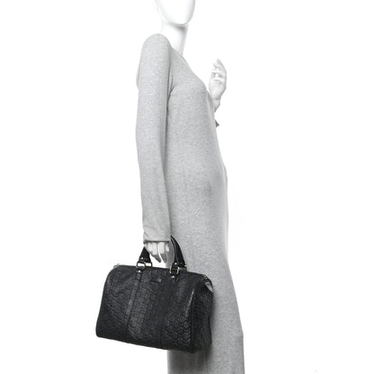 Gucci Guccissima Medium Joy Boston Black 2 of 10