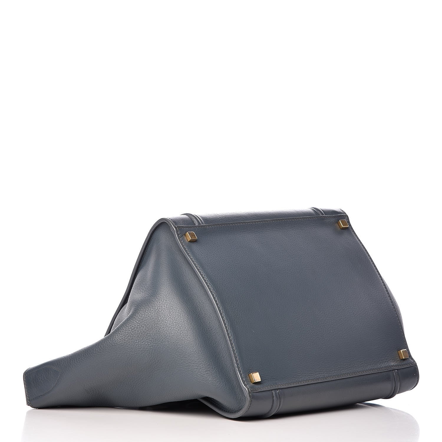 Celine Supple Calfskin Medium Phantom Luggage Slate Blue 4 of 15