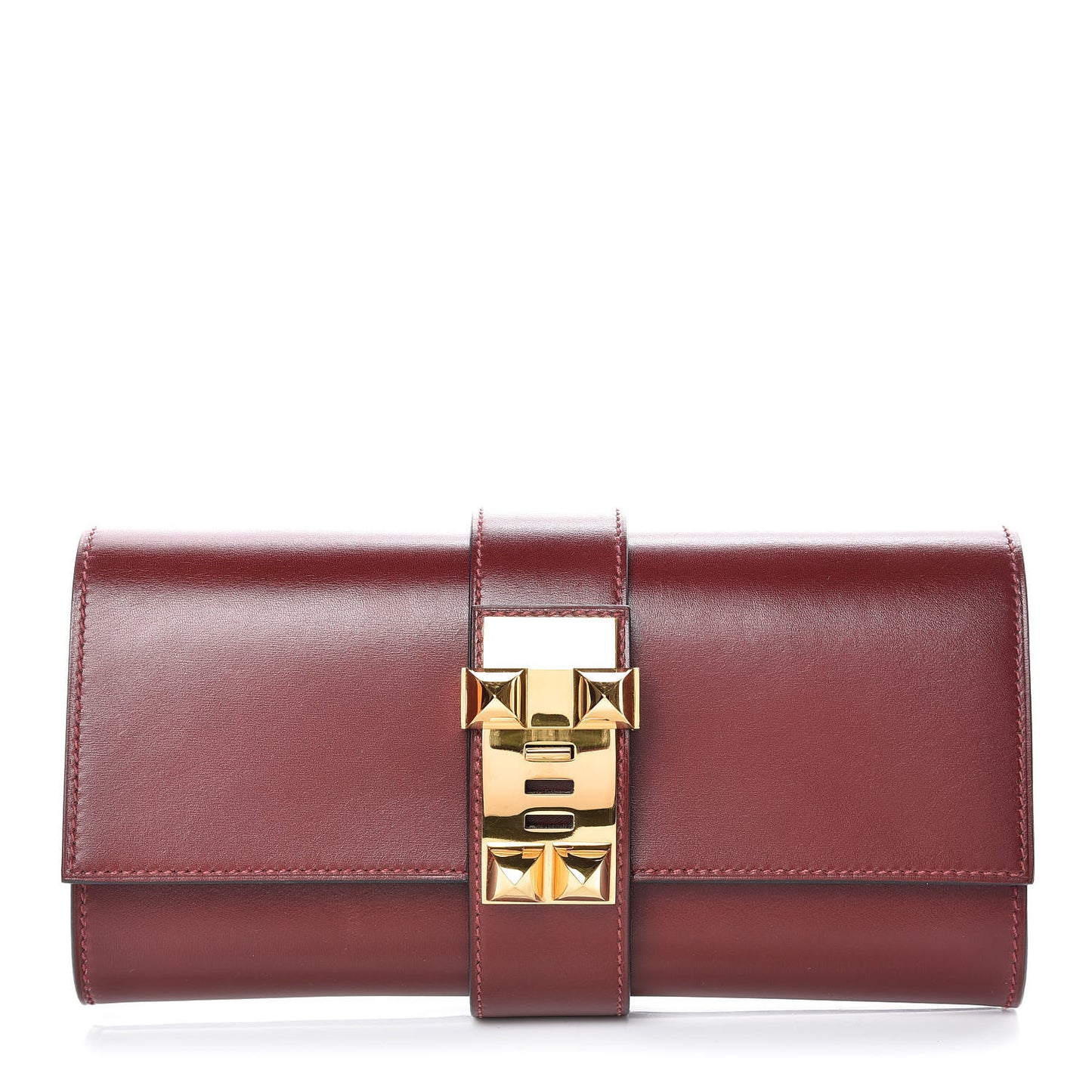 Tadelakt Medor 23 Clutch Rouge H