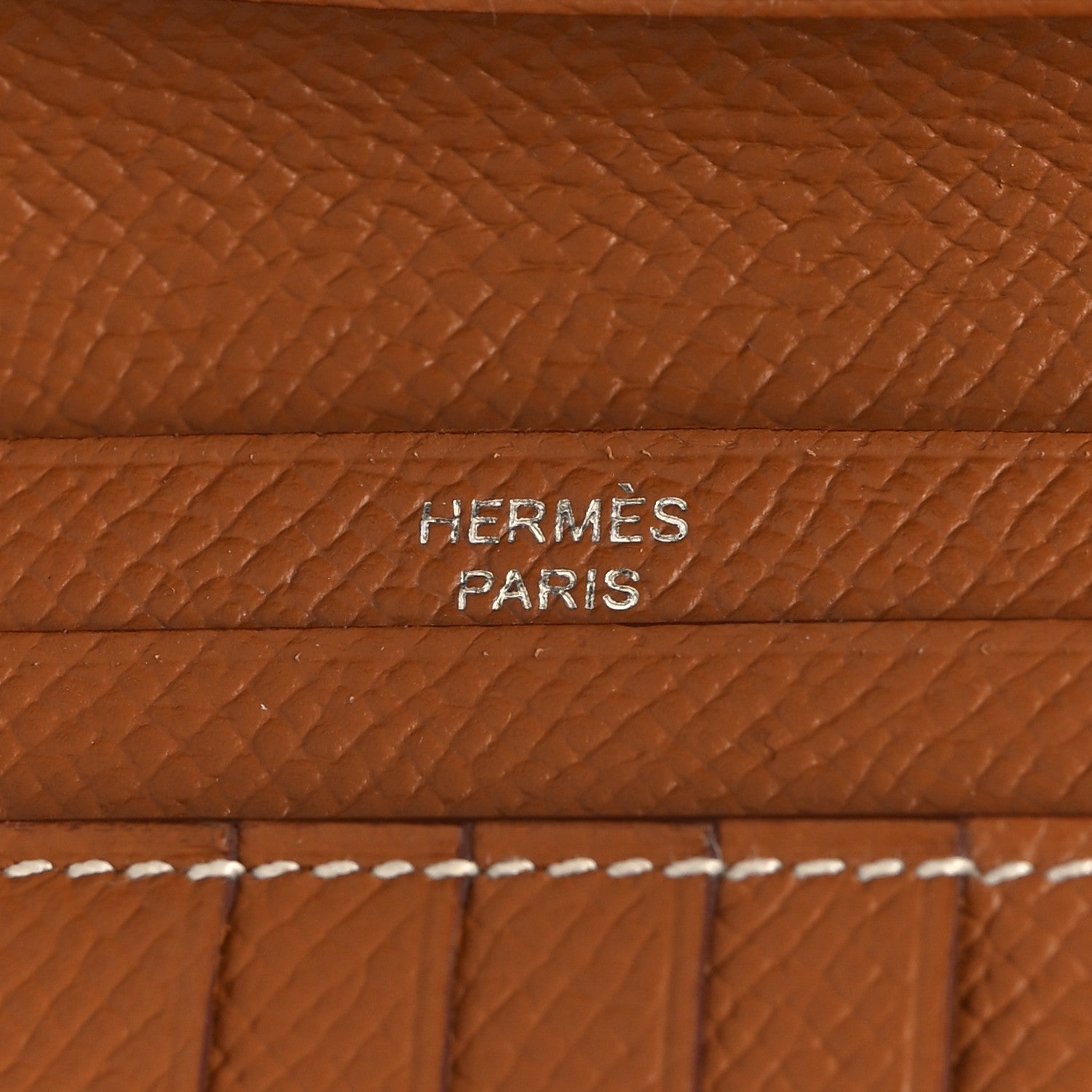 Hermes Epsom Bearn Compact Wallet Gold 6 of 9