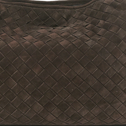Bottega Veneta Suede Intrecciato Small Hop Fondant 9 of 11