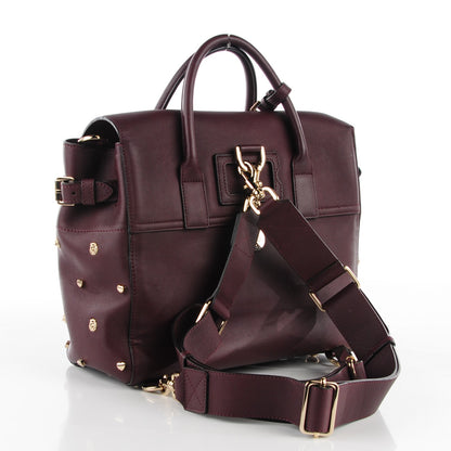 Mulberry Calfskin Studded Medium Cara Delevingne Convertible Satchel Oxblood 7 of 13