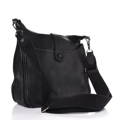 Hermes Taurillon Clemence Evelyne III PM Black 3 of 8