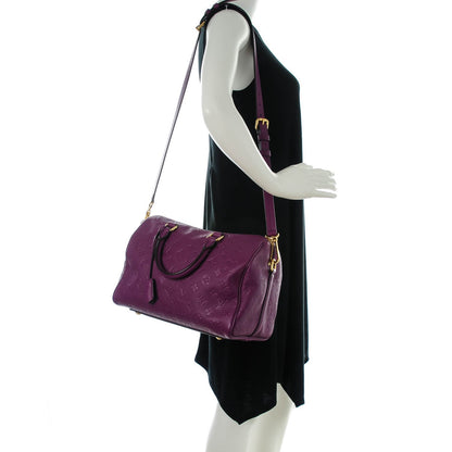 Louis Vuitton Empreinte Speedy Bandouliere 30 Amethyste 2 of 7