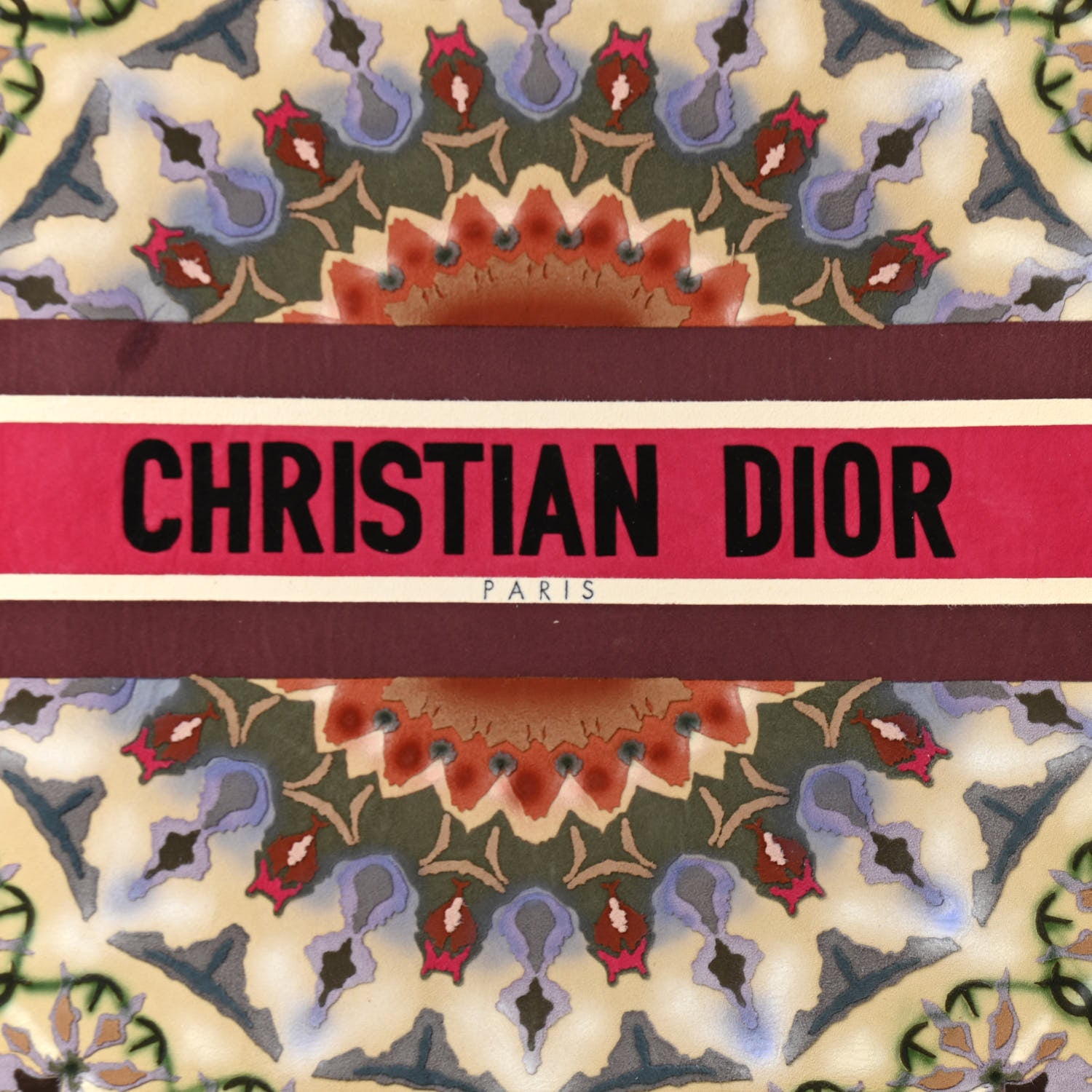 Christian Dior Suede Large KaleiDiorscopic Book Tote Multicolor 8 of 10