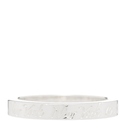 Tiffany Sterling Silver Narrow Notes Ring 47 4 1 of 4