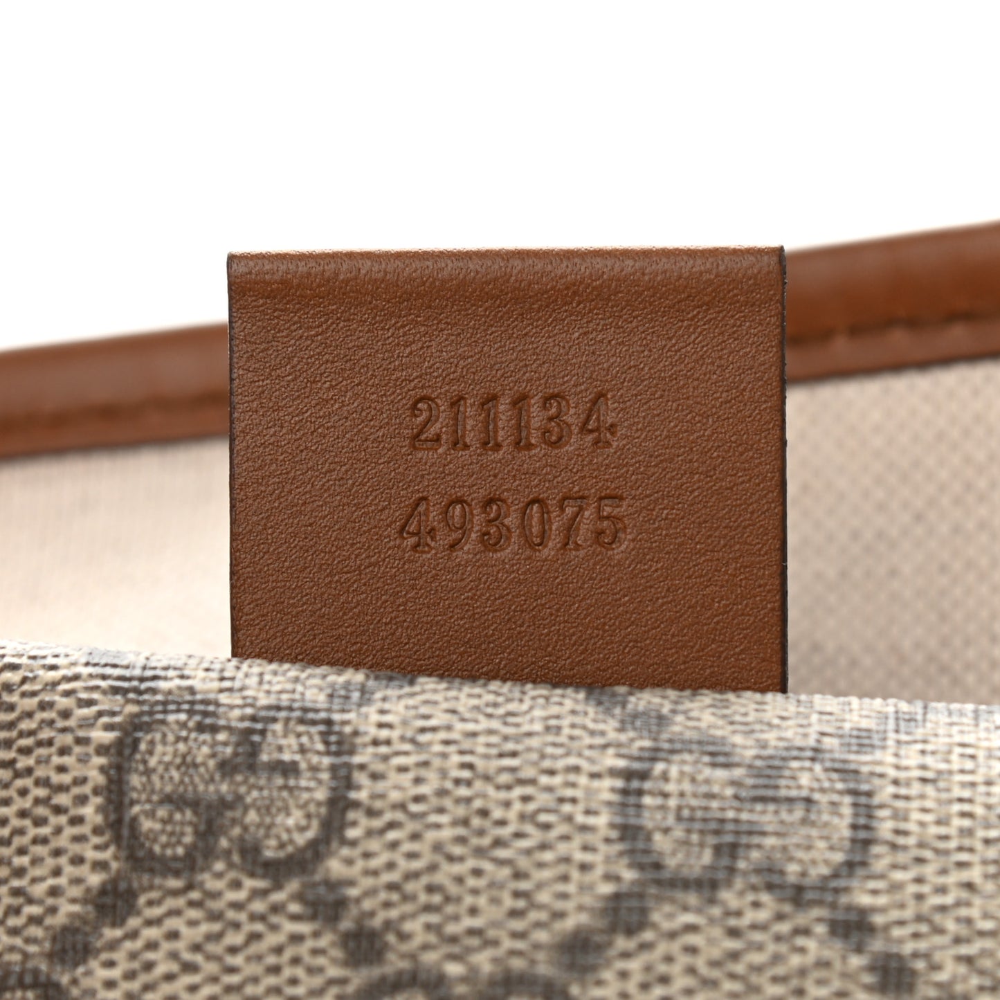 GG Plus Monogram Medium Signature Web Loop Tote Brown