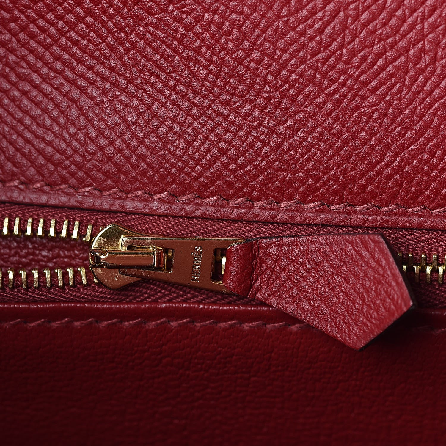 Hermes Epsom Kelly Sellier 32 Rouge Grenat 20 of 35