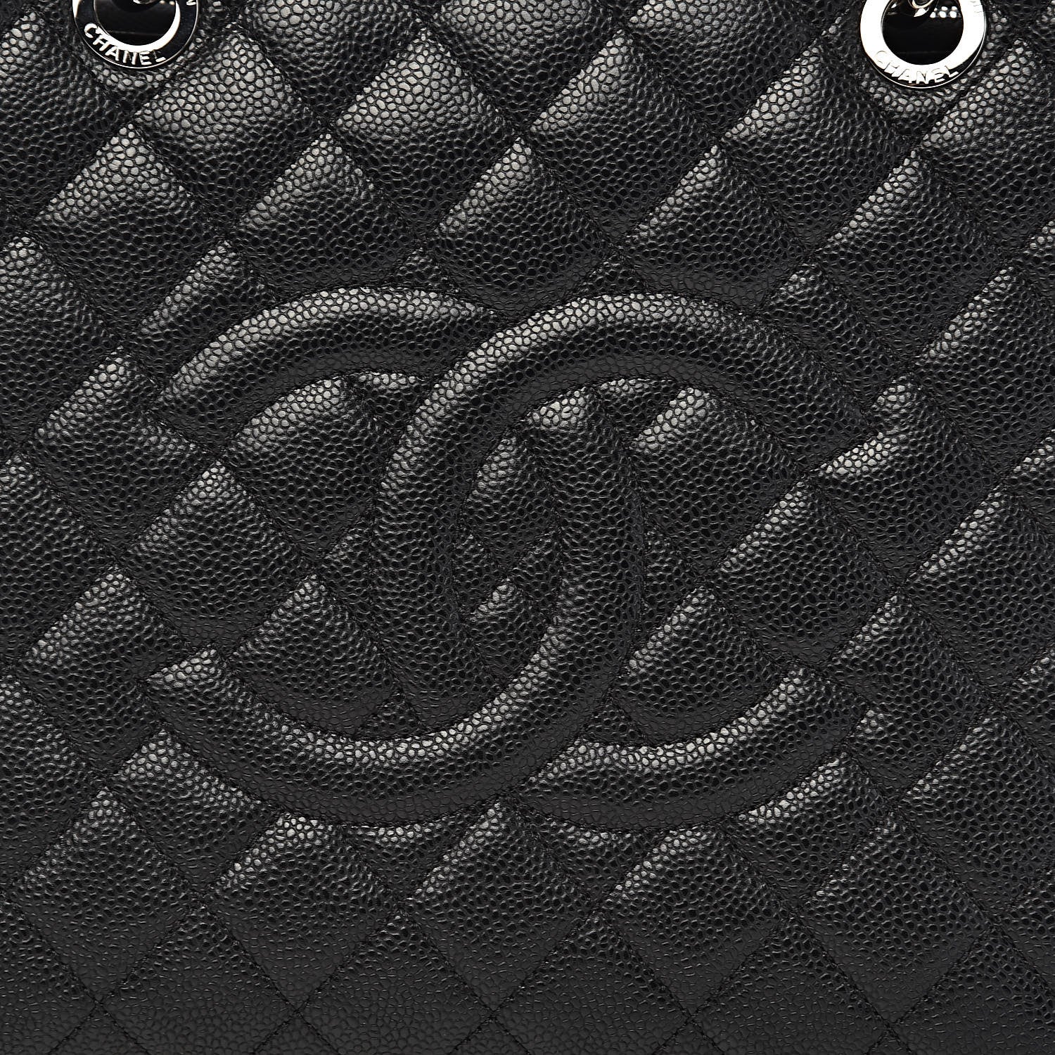 Chanel Caviar Quilted Grand Shopping Tote GST Black 10 of 10