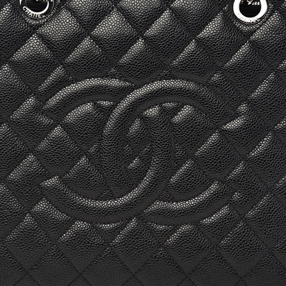 Chanel Caviar Quilted Grand Shopping Tote GST Black 10 of 10