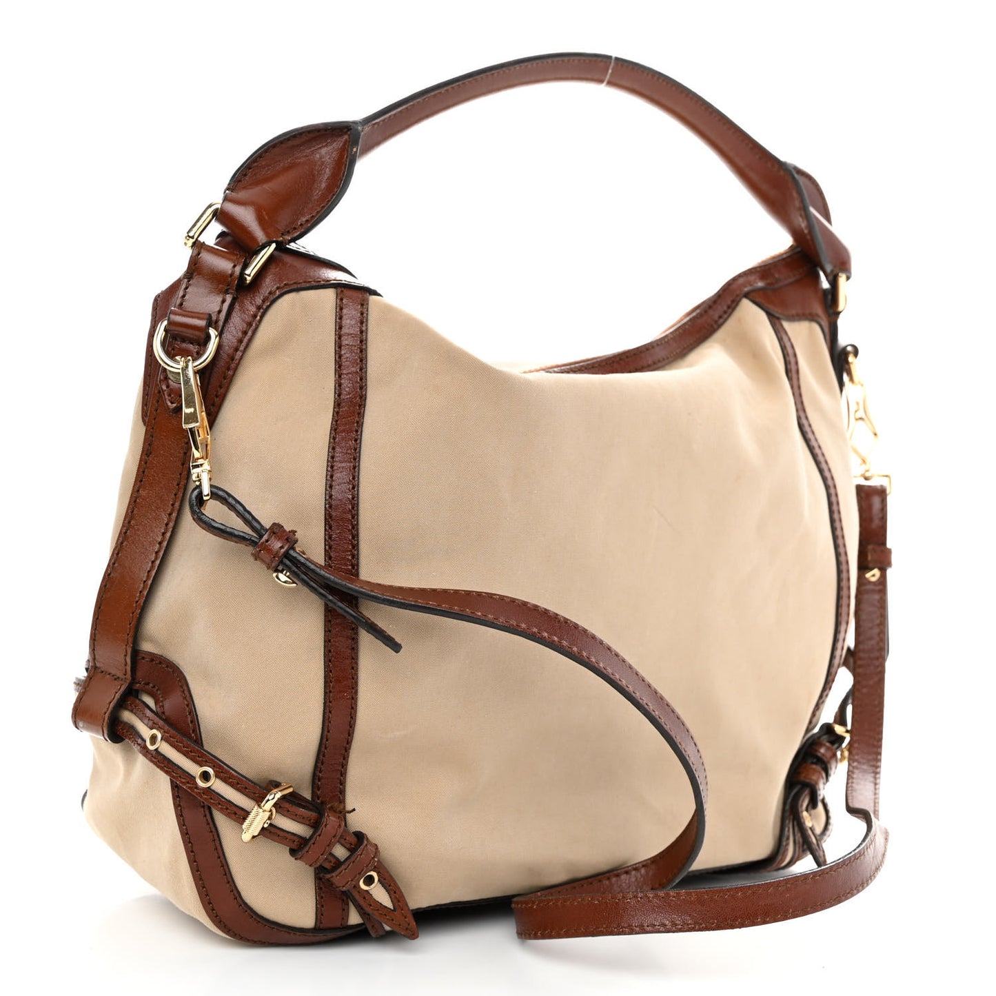 Canvas Calfskin Canterbury Tote