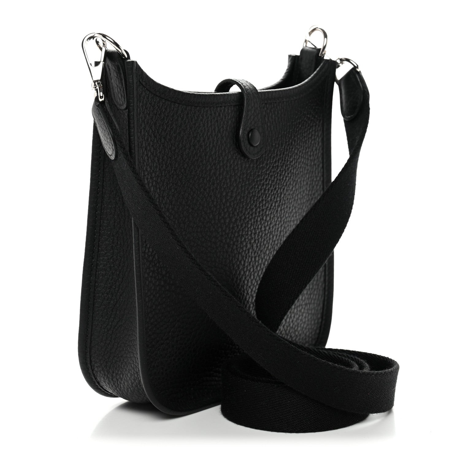 Hermes Taurillon Clemence Evelyne TPM Black 3 of 11