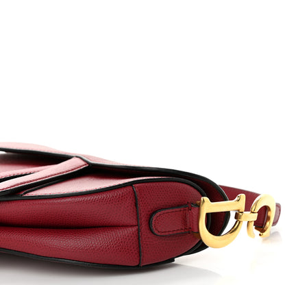 Christian Dior Calfskin Mini Saddle Bag Red 9 of 10