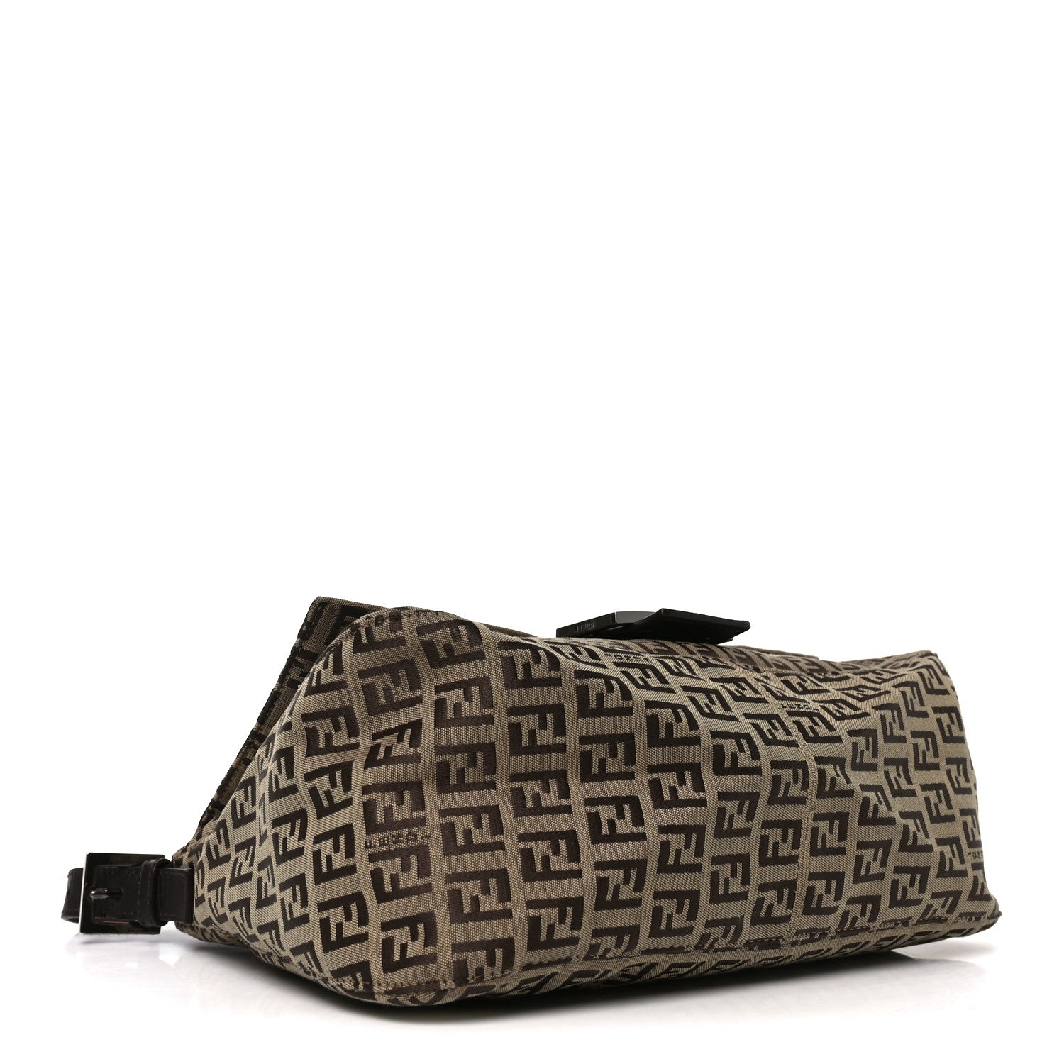 Fendi Zucchino Vitello Mama Baguette Testa di Moro Beige 1880059