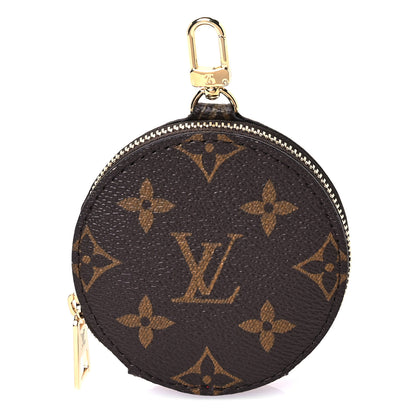 Louis Vuitton Monogram OnTheGo East West Round Coin Purse Red 1 of 6