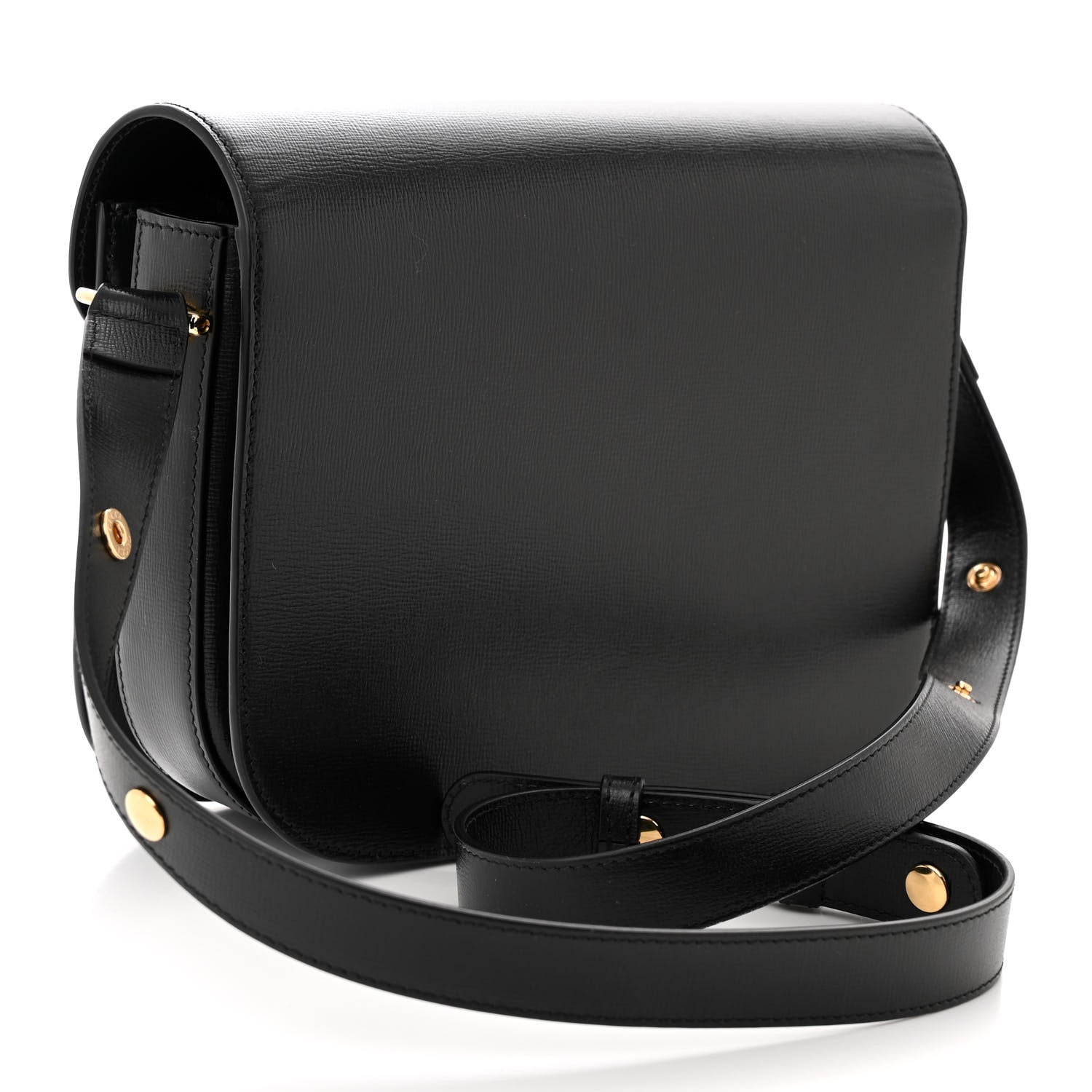 Gucci Azalea Calfskin Horsebit 1955 Shoulder Bag Black Black 3 of 10