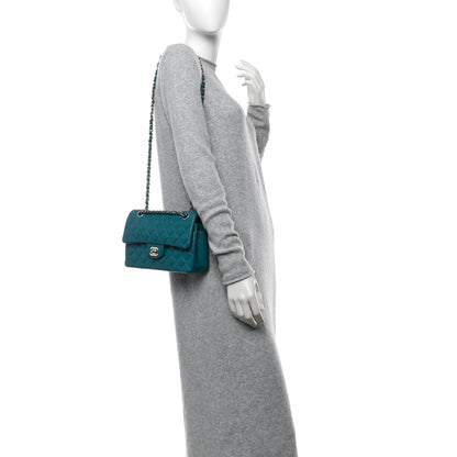 Chanel Caviar Quilted Small Double Flap Turquoise 2 of 12