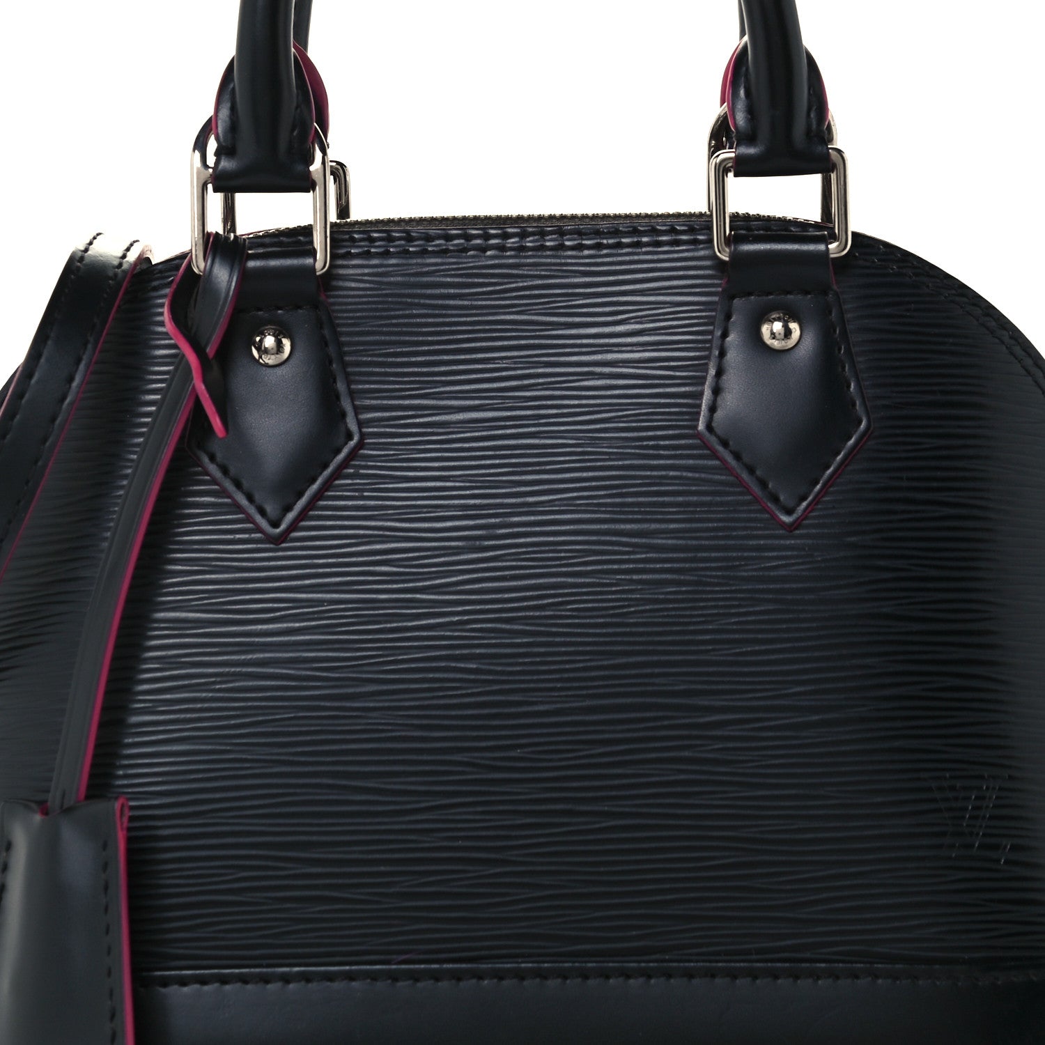 Louis Vuitton Epi Alma BB Black Hot Pink 11 of 13