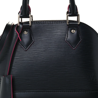 Louis Vuitton Epi Alma BB Black Hot Pink 11 of 13