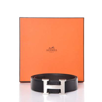 Hermes Box Chamonix 32mm H Belt 80 Black Chocolate 10 of 10