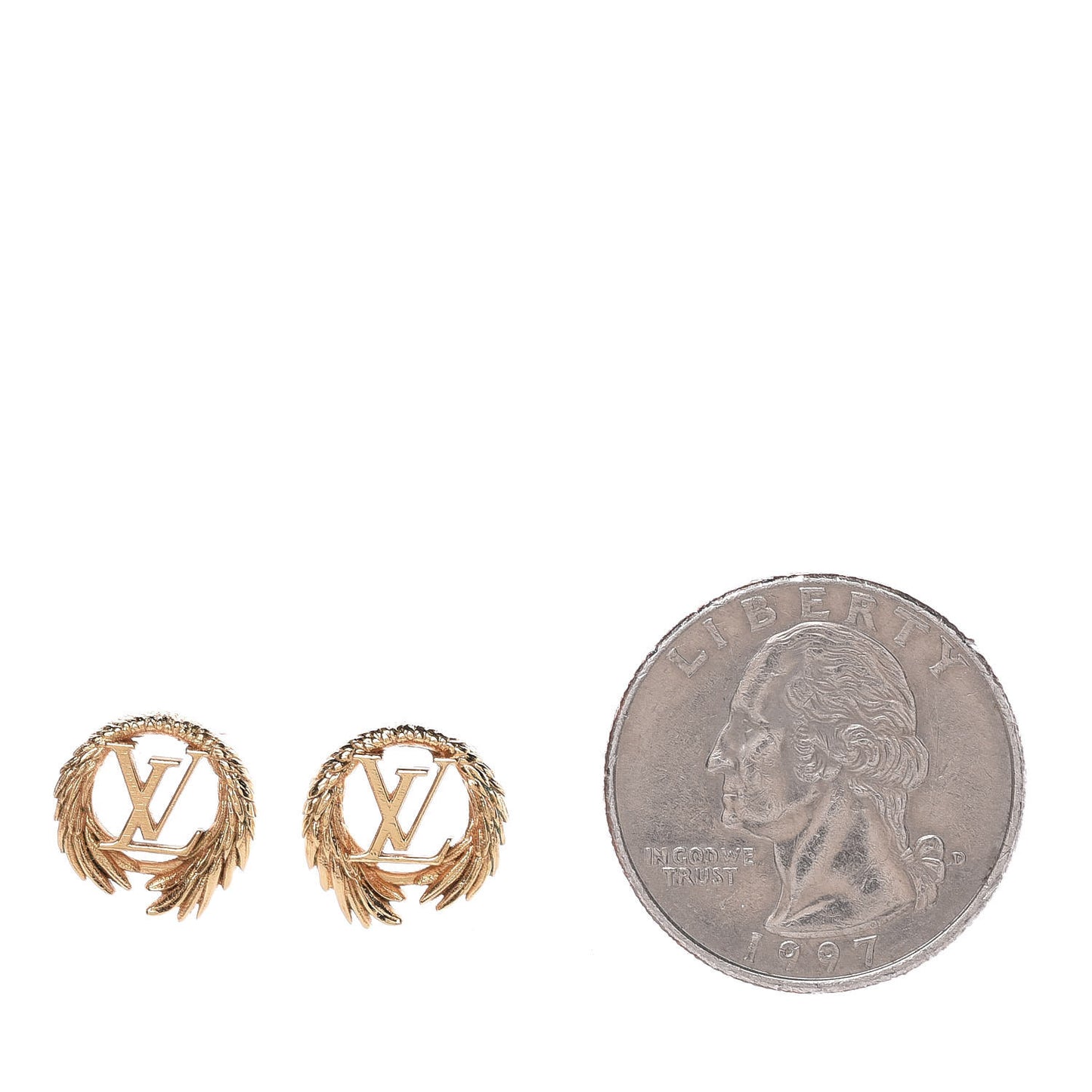 Angel Stud Earrings Gold