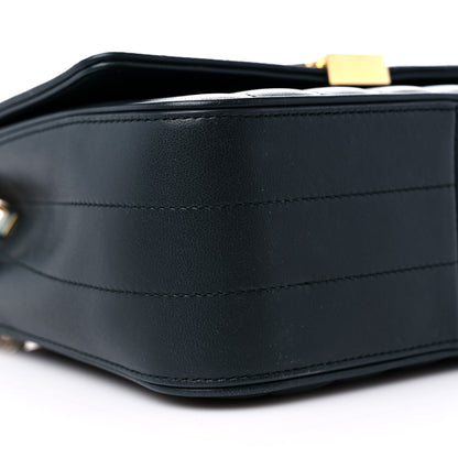 Saint Laurent Lambskin Matelasse Monogram Medium Vicky Chain Bag Algae 8 of 10