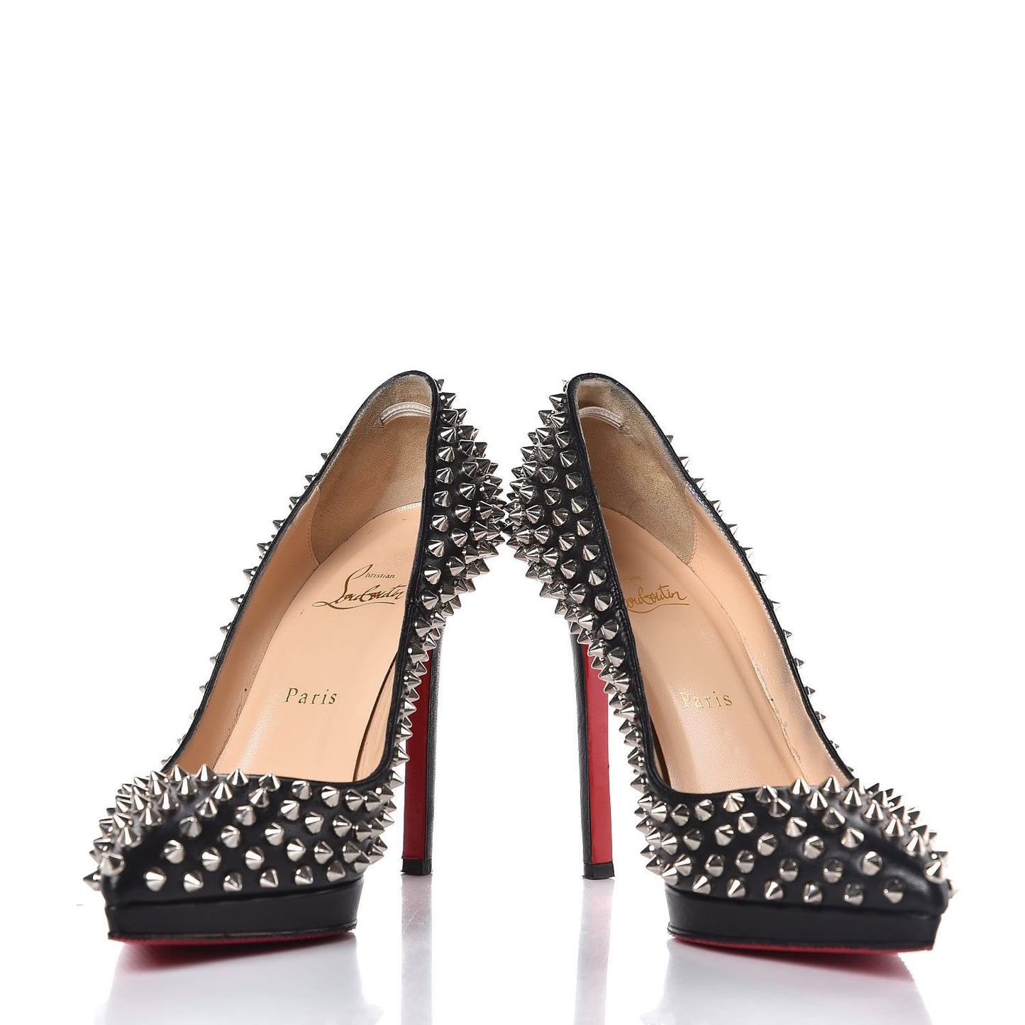 Nappa Pigalle Plato Spikes 120 Pumps 38 Black