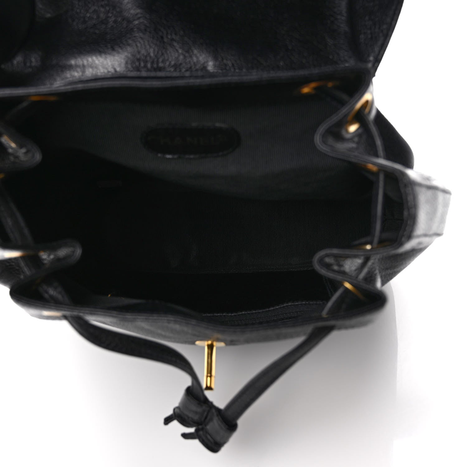 Chanel Caviar CC Backpack Black 4 of 8