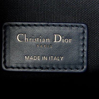 Christian Dior Oblique Calfskin Medium Book Tote With Strap Blue Multicolor 6 of 10