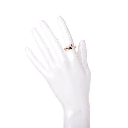 Cartier 18K Pink White Gold Diamond 2.6mm LOVE Paved Ring 49 4.75 2 of 4