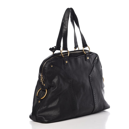 Saint Laurent Calfskin Oversized Muse Black 3 of 13