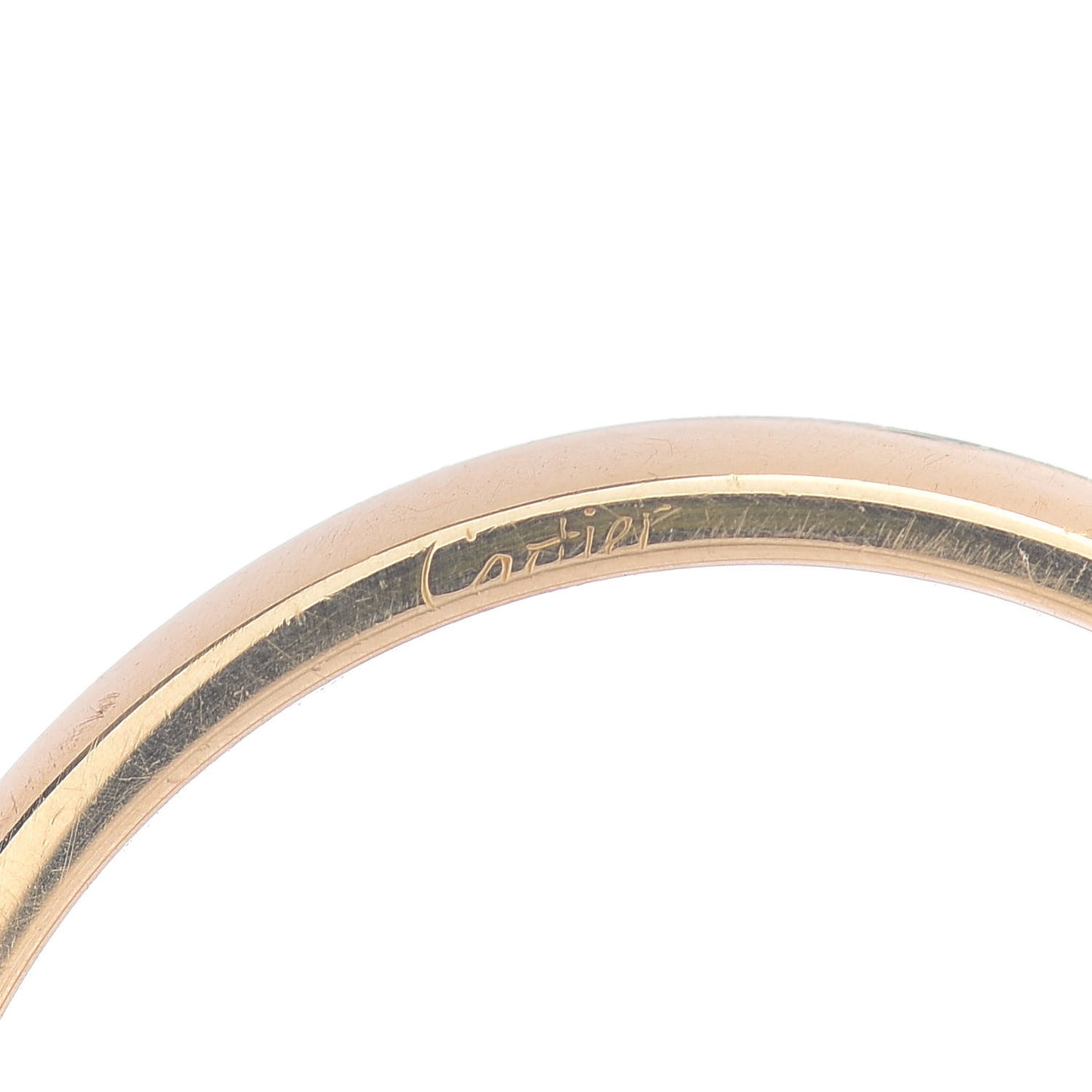 18K Yellow White Gold Love Me Band Ring Set of 2 55 7.25