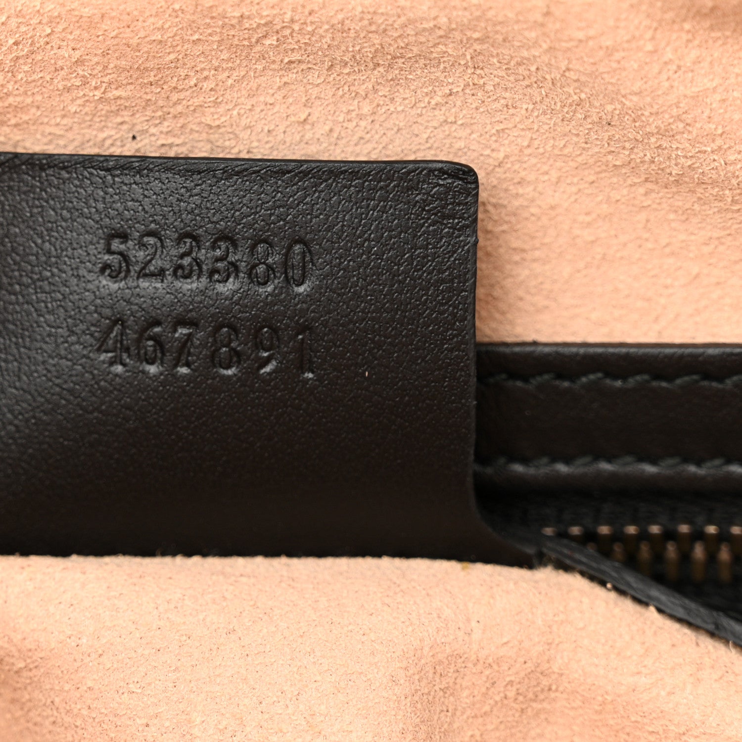 Gucci Calfskin Matelasse Mens GG Marmont Belt Bag 80 32 Black 7 of 14