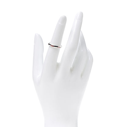 Tiffany Sterling Silver Enamel Paloma Picasso Love Band Ring Red 52 6 2 of 4