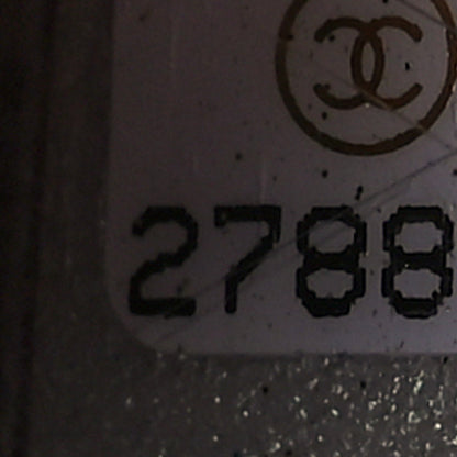 Chanel Iridescent Lambskin Quilted Medium Cosmetic Case Ivory 7 of 9