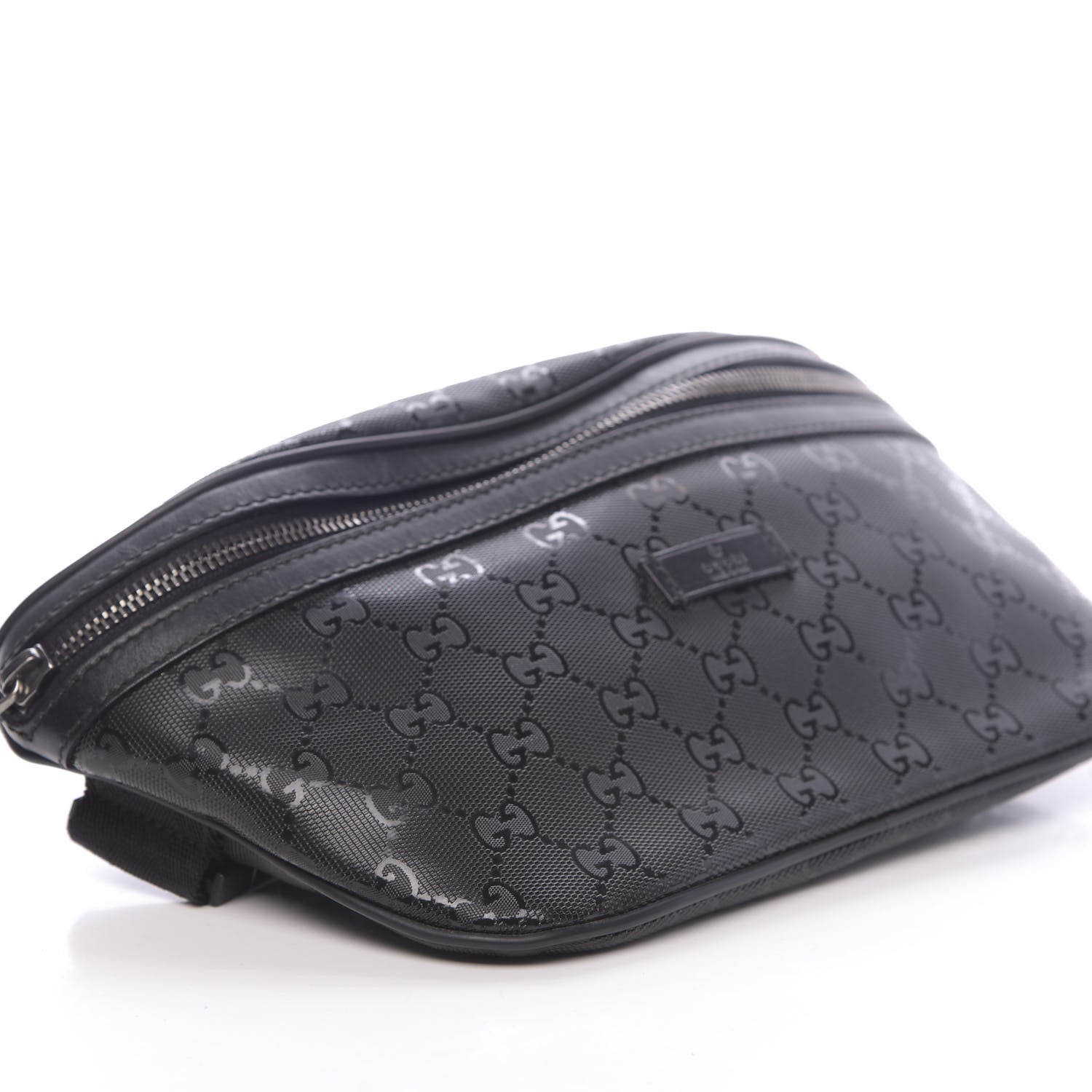 Gucci Imprime Monogram Belt Bag Black 8 of 10