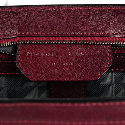 Proenza Schouler Lambskin Fringe PS1 Medium Satchel Burgundy 10 of 10