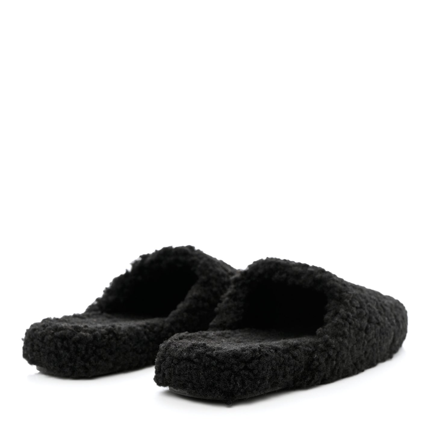 Faux Shearling Cosy BB Mules 37 Black