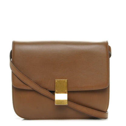 Celine Box Calfskin Medium Classic Box Flap Bag Camel 1 of 8