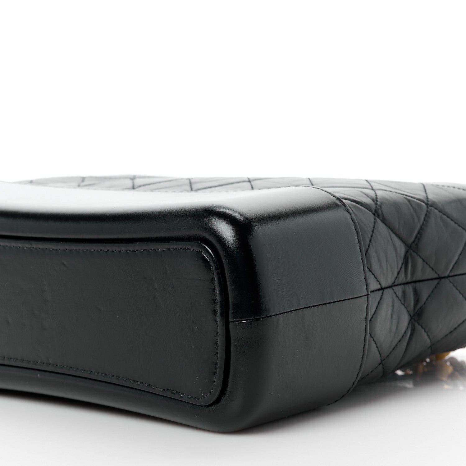 Chanel Aged Calfskin Quilted Medium Gabrielle Hobo Black 10 of 11