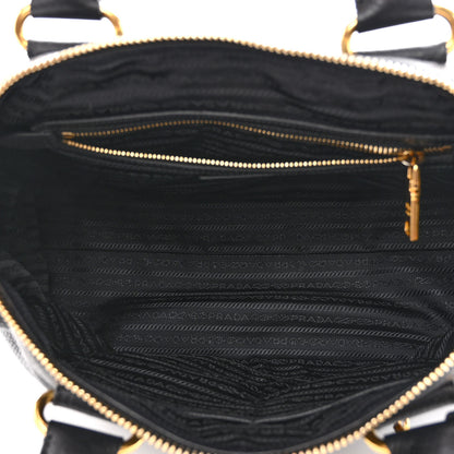 Prada Vitello Daino Shopping Satchel Black 5 of 9