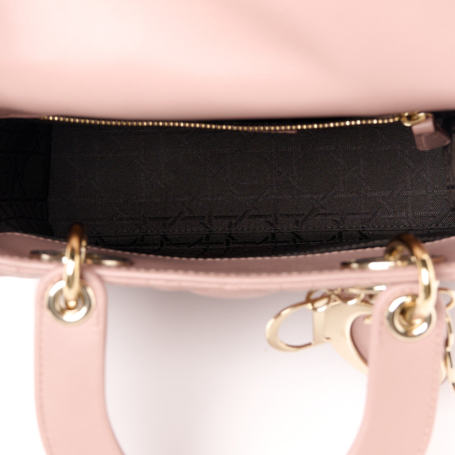 Christian Dior Lambskin Cannage Small My ABCDior Lady Dior Fard 5 of 11