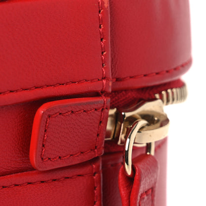 Chanel Lambskin Timeless Vanity Cosmetic Case Red 11 of 12