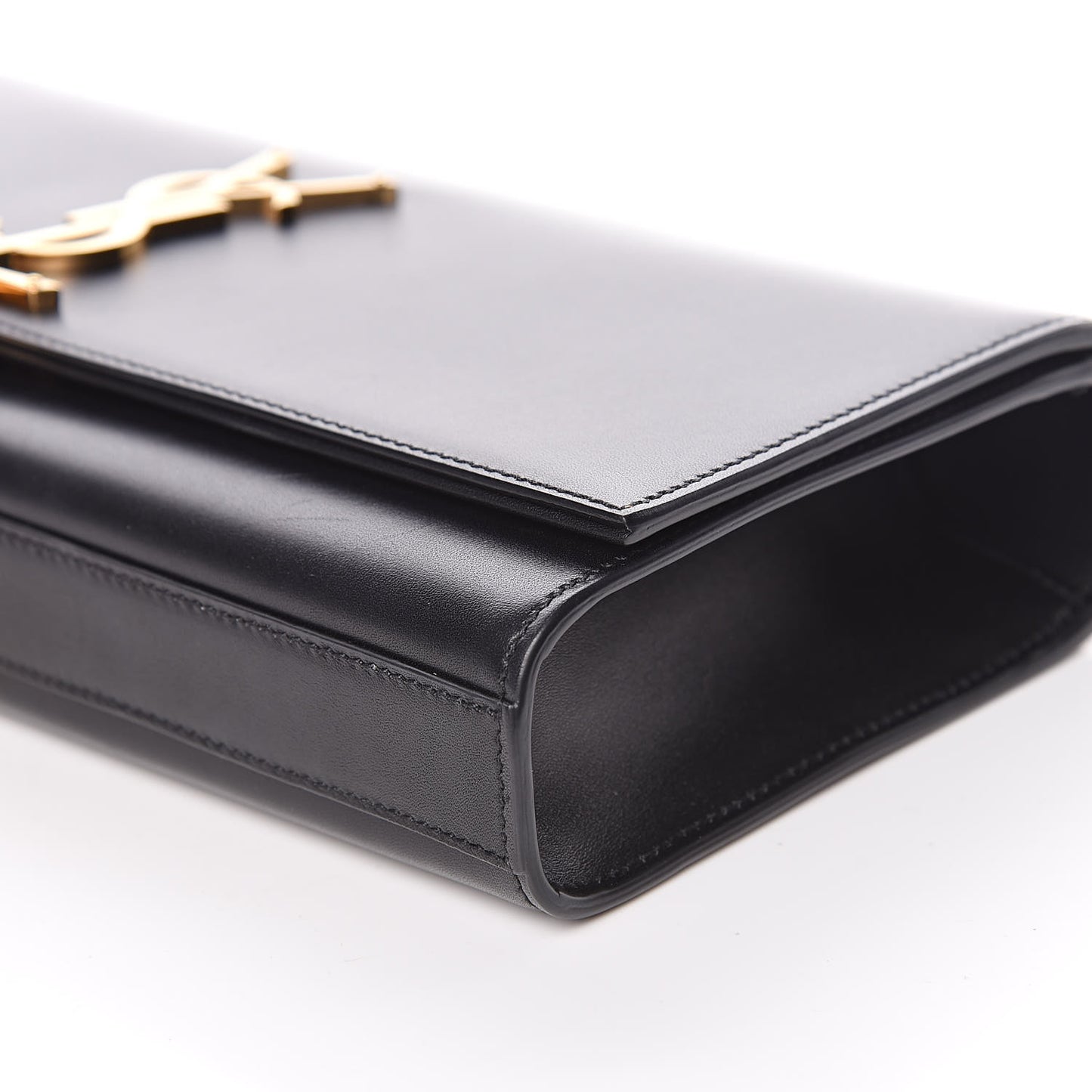 Calfskin Classic Monogram Tassel Clutch Black